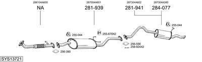 BOSAL SYS13721