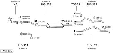 BOSAL SYS03622