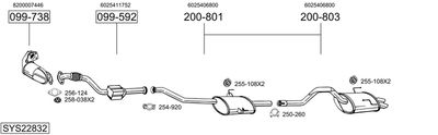 BOSAL SYS22832