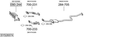 BOSAL SYS26574