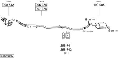 BOSAL SYS16692
