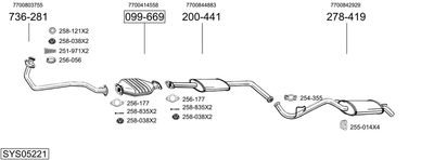 BOSAL SYS05221