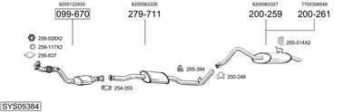 BOSAL SYS05384 BOSAL SYS05384