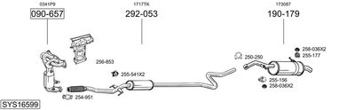 BOSAL SYS16599