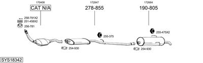 BOSAL SYS18342