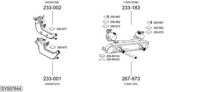 BOSAL SYS07644
