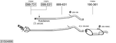 BOSAL SYS04898