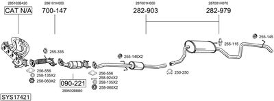 BOSAL SYS17421