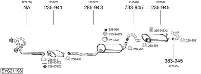 BOSAL SYS21198