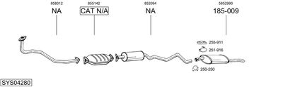 BOSAL SYS04280 BOSAL SYS04280