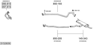 BOSAL SYS28056