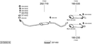 BOSAL SYS09316