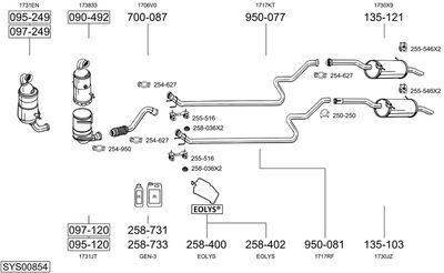 BOSAL SYS00854