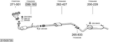 BOSAL SYS05730