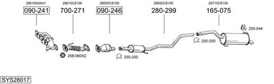 BOSAL SYS28017