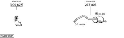 BOSAL SYS21905