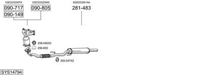 BOSAL SYS14794