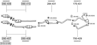 BOSAL SYS13195