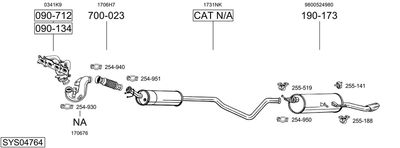 BOSAL SYS04764