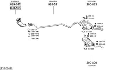 BOSAL SYS05435