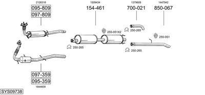 BOSAL SYS09738