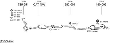 BOSAL SYS09318