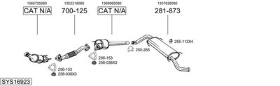 BOSAL SYS16923