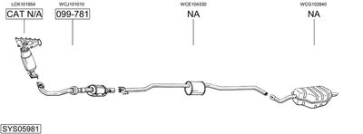 BOSAL SYS05981