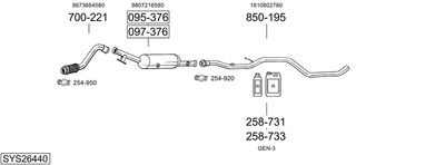 BOSAL SYS26440