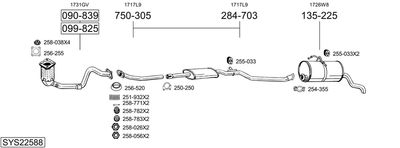 BOSAL SYS22588