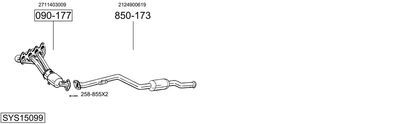 BOSAL SYS15099
