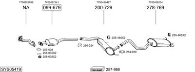 BOSAL SYS05419