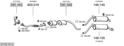 BOSAL SYS21912