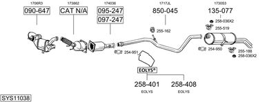 BOSAL SYS11038