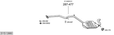 BOSAL SYS13980