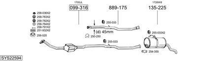 BOSAL SYS22594