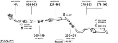 BOSAL SYS06167