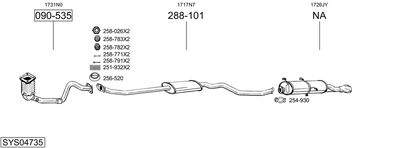 BOSAL SYS04735