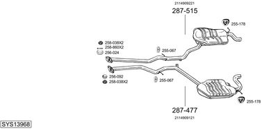 BOSAL SYS13968