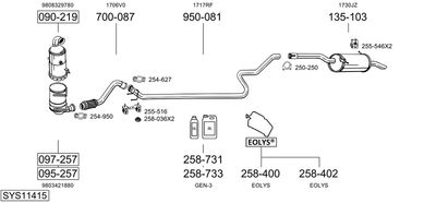 BOSAL SYS11415