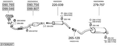 BOSAL SYS06287