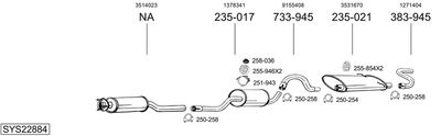 BOSAL SYS22884