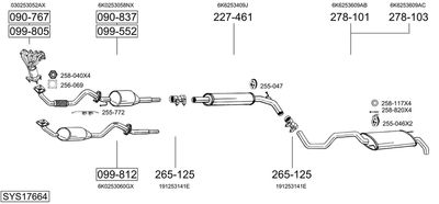 BOSAL SYS17664