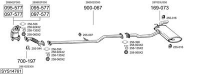 BOSAL SYS14761