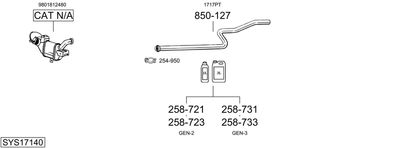 BOSAL SYS17140