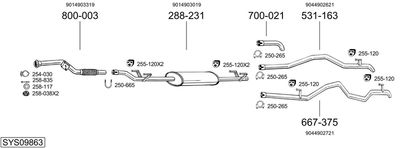 BOSAL SYS09863