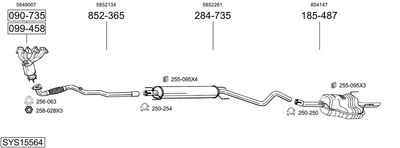 BOSAL SYS15564