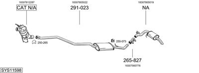 BOSAL SYS11598