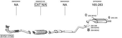 BOSAL SYS11753