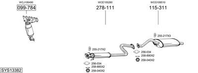 BOSAL SYS13382